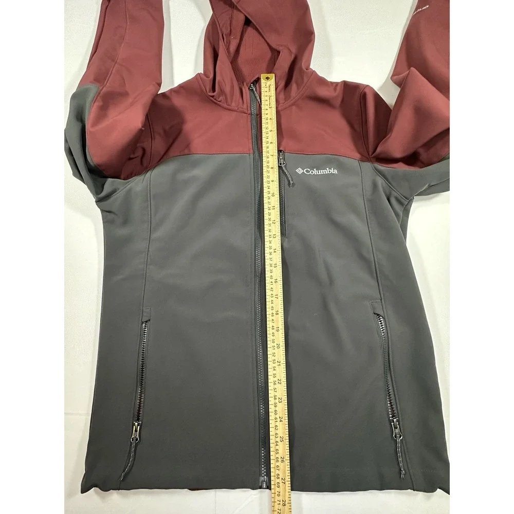 Columbia Omni-Wind Block Softshell Jacket Red  Men's Medium Windproof Full Zip